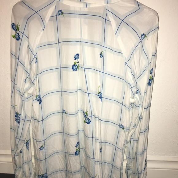 Free People botanical slouchy button up shirt - Picture 5 of 8